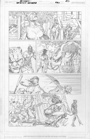 Jesus Merino Original Art Wonder Woman #80 Page 10