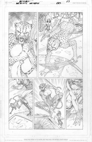 Jesus Merino Original Art Wonder Woman #80 Page 13