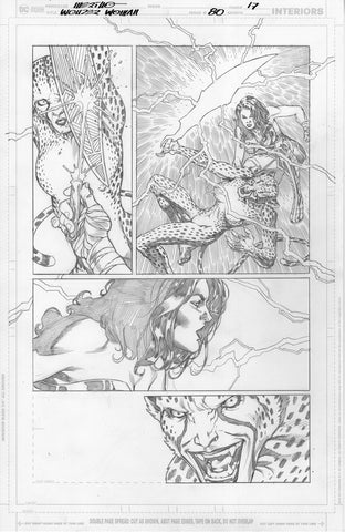 Jesus Merino Original Art Wonder Woman #80 Page 17