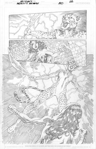 Jesus Merino Original Art Wonder Woman #80 Page 18