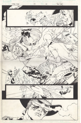 Paco Diaz Original Art X-Treme X-Men #4 P2