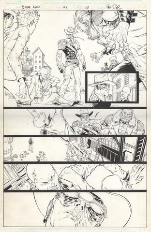 Paco Diaz Original Art X-Treme X-Men #4 P3