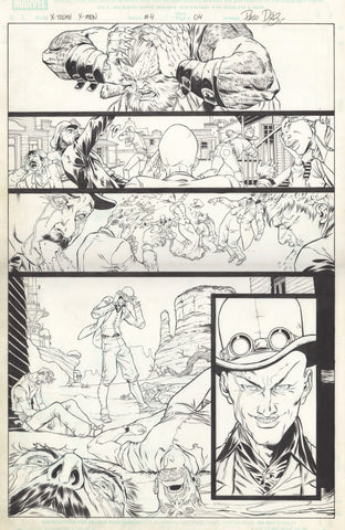 Paco Diaz Original Art X-Treme X-Men #4 P4
