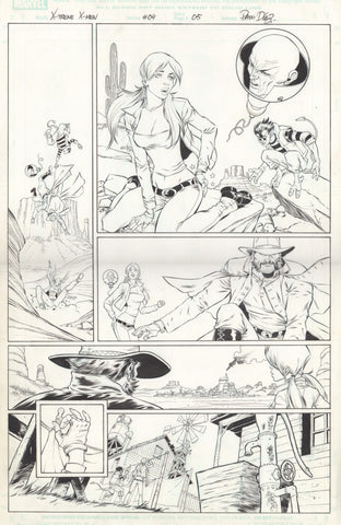 Paco Diaz Original Art X-Treme X-Men #4 P5