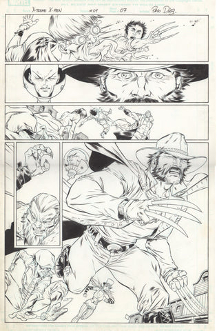 Paco Diaz Original Art X-Treme X-Men #4 P7