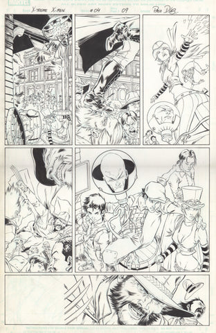 Paco Diaz Original Art X-Treme X-Men #4 P9