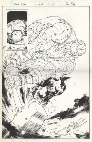 Paco Diaz Original Art X-Treme X-Men #4 P10