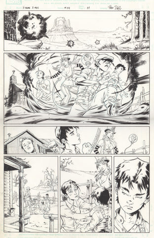 Paco Diaz Original Art X-Treme X-Men #4 P11