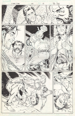 Paco Diaz Original Art X-Treme X-Men #4 P13
