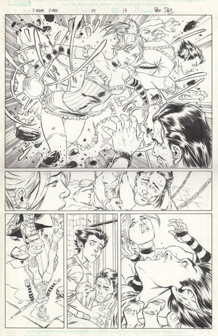 Paco Diaz Original Art X-Treme X-Men #4 P17
