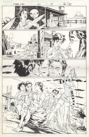 Paco Diaz Original Art X-Treme X-Men #4 P18