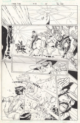 Paco Diaz Original Art X-Treme X-Men #5 P3