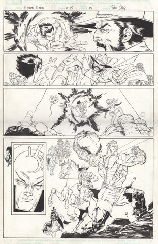 Paco Diaz Original Art X-Treme X-Men #5 P4