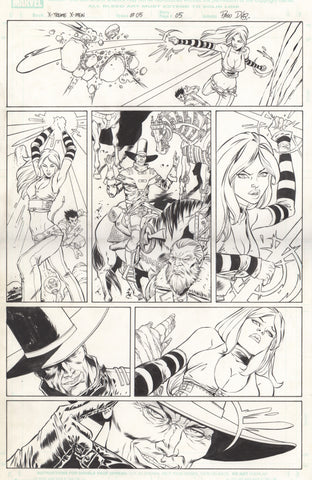 Paco Diaz Original Art X-Treme X-Men #5 P5
