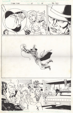 Paco Diaz Original Art X-Treme X-Men #5 P6