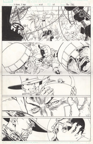 Paco Diaz Original Art X-Treme X-Men #5 P8