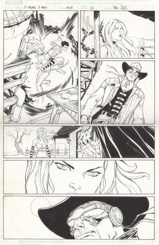 Paco Diaz Original Art X-Treme X-Men #5 P12