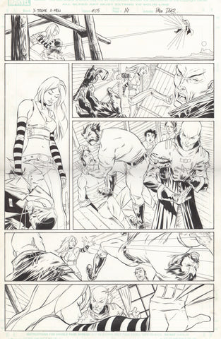 Paco Diaz Original Art X-Treme X-Men #5 P14