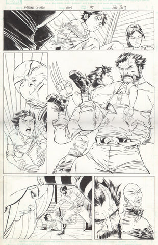 Paco Diaz Original Art X-Treme X-Men #5 P15