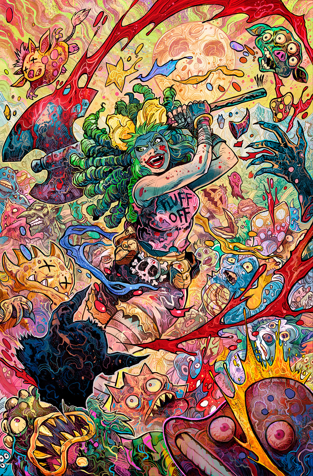 Vincenzo Riccardi Original Art I Hate Fairyland #1 Cover