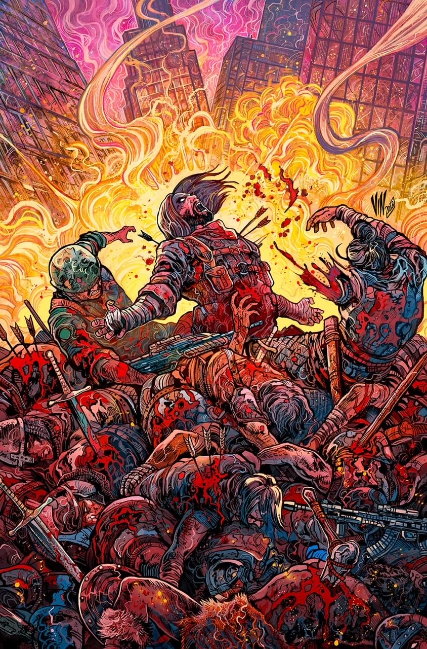 Vincenzo Riccardi Original Art BRZRKR #12 Cover