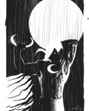 Seth Adams Original Art Moon Knight Illustration