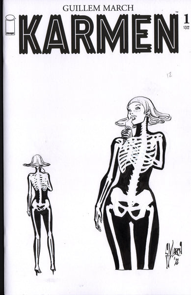 Guillem March Original Art Karmen Zine 12 Published Blank Cover (Zine Included)