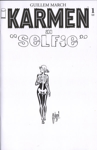 Guillem March Original Art Karmen Zine 1 Published Cover Blank Cover (Zine Included)