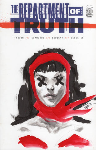 Chris Shehan Original Art Department of Truth Blank Cover 1