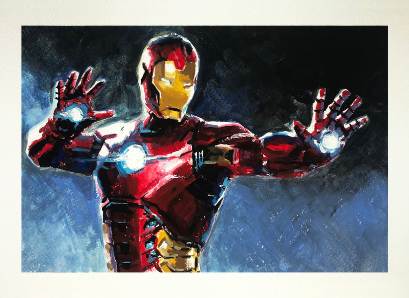 Francesco Segala Original Art Iron Man Illustration