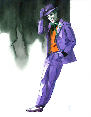 Clara Tessier Original Art Joker Illustration